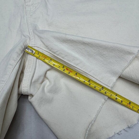 NEW Madewell The Curvy Perfect Jean Shorts Womens Mid Length Cut Off, Size 14W - Picture 6 of 9
